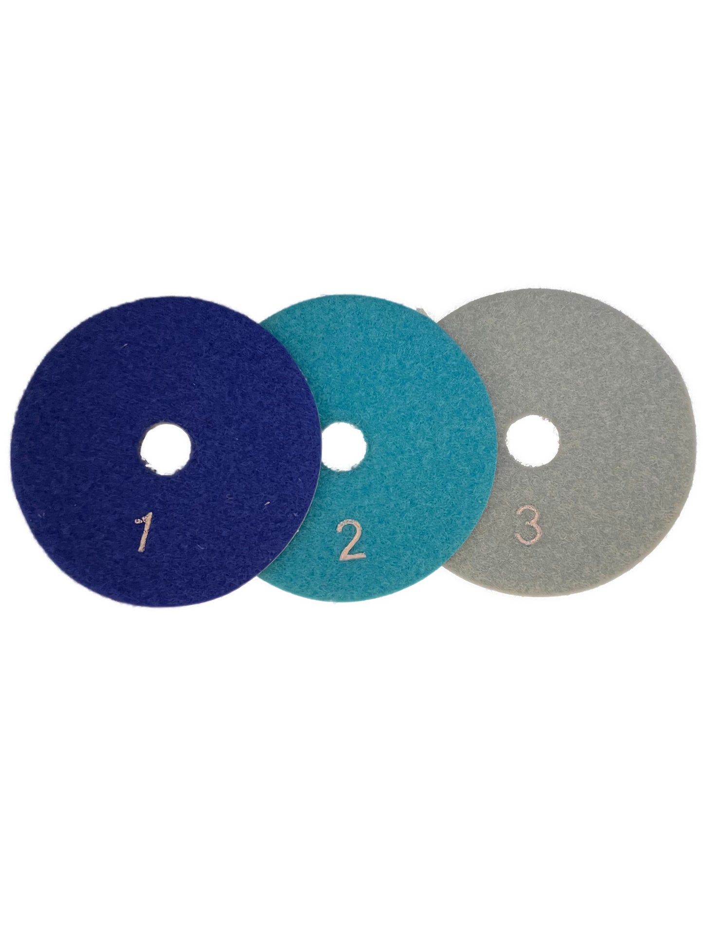 Stone polishing pad hybrid system