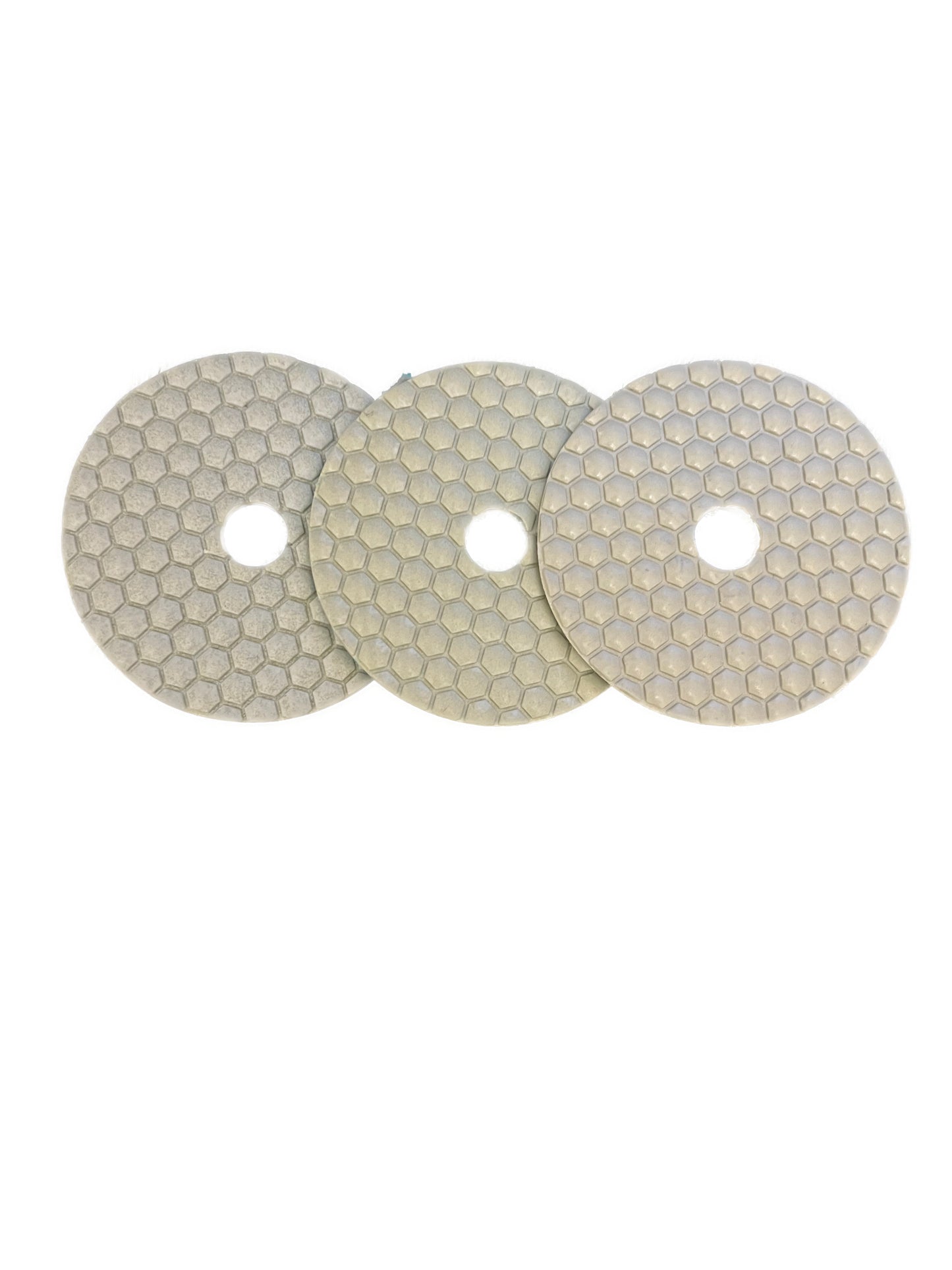 Stone polishing pad hybrid system