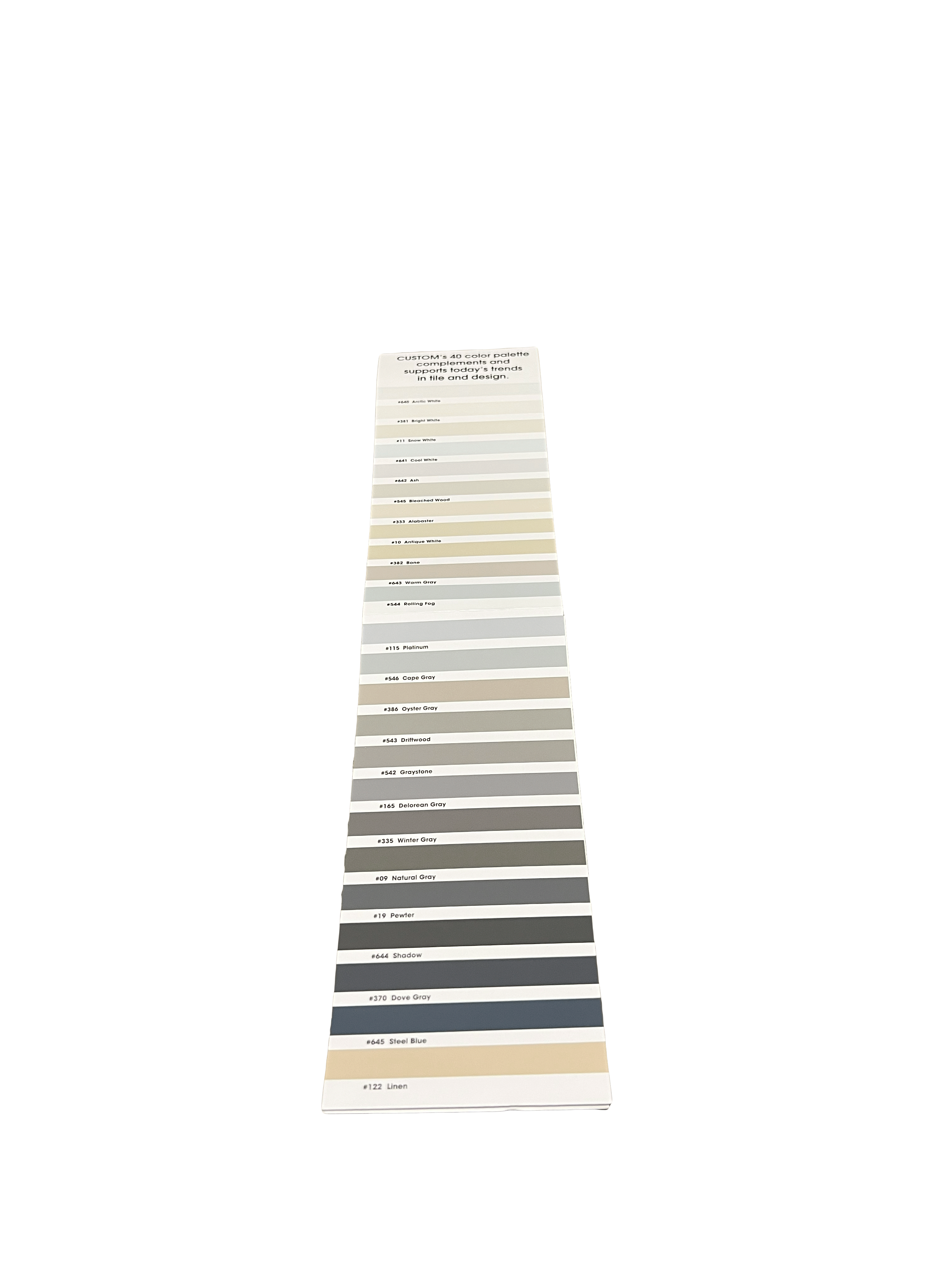 Custom Grout Color Charts Alphabetical Grout Color Selector CUSTOM